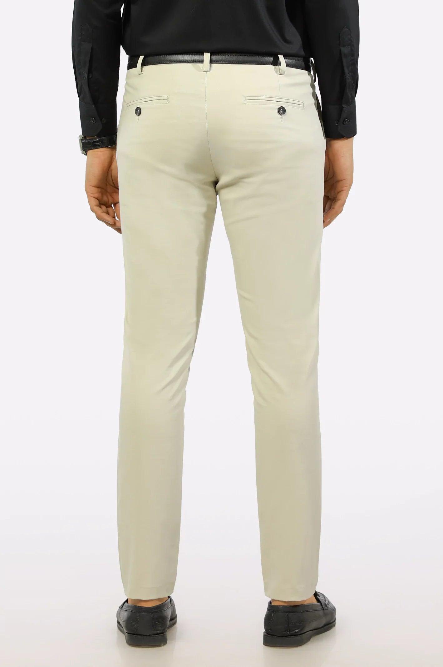 Premium Off White Cotton Chinos Pant WEARTOWEAR