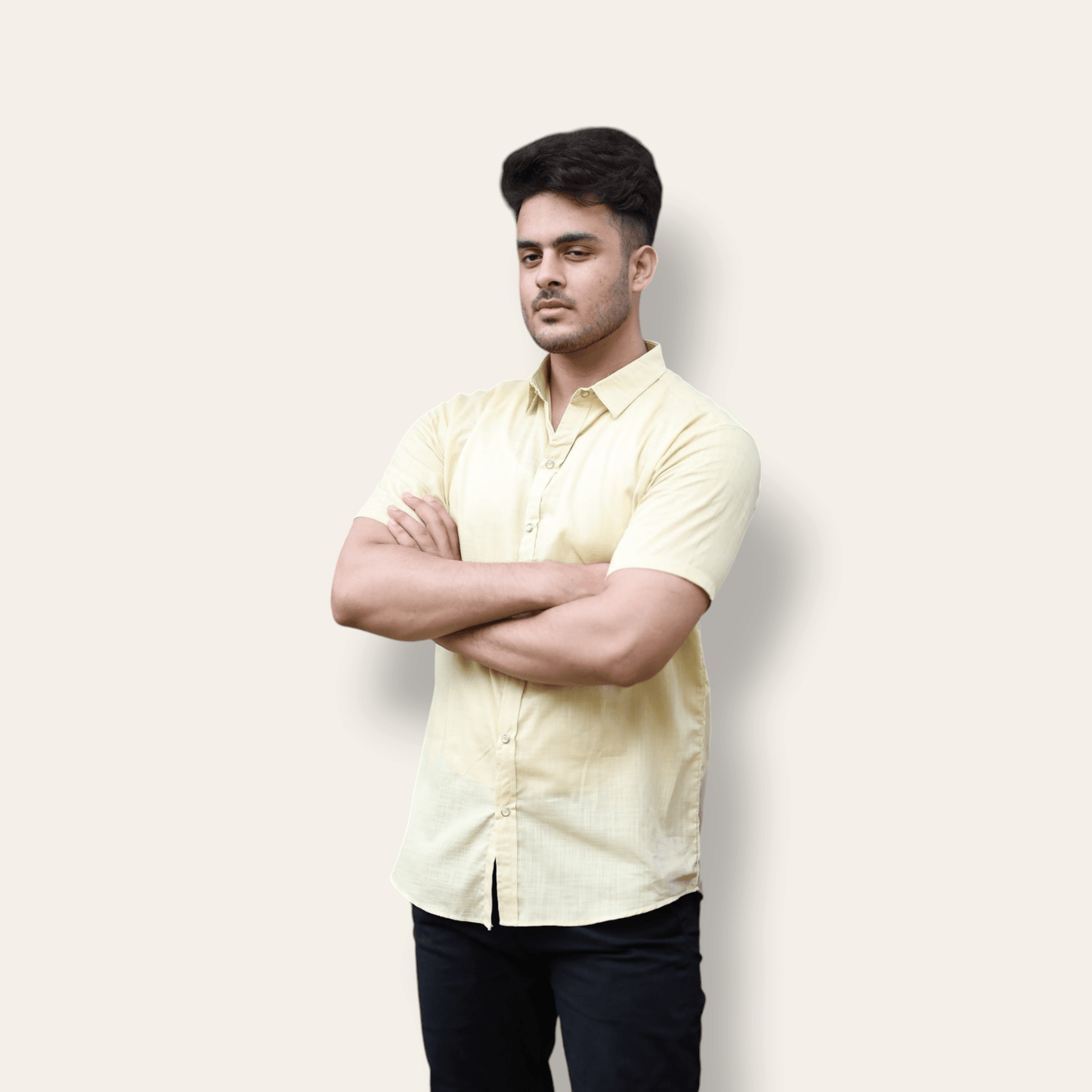 Lemon Casual Shirt Half Sleeve WEARTOWEAR