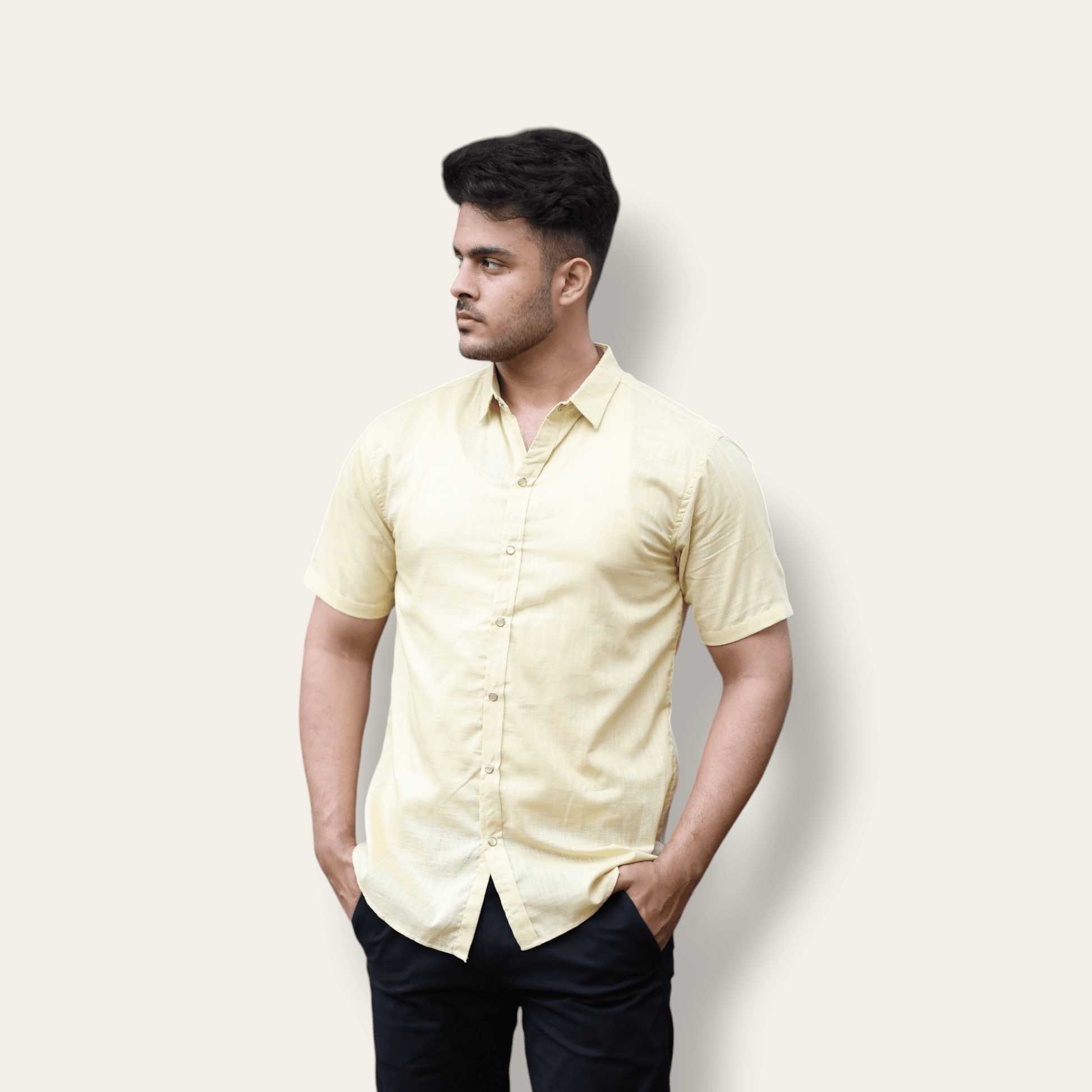 Lemon Casual Shirt Half Sleeve WEARTOWEAR