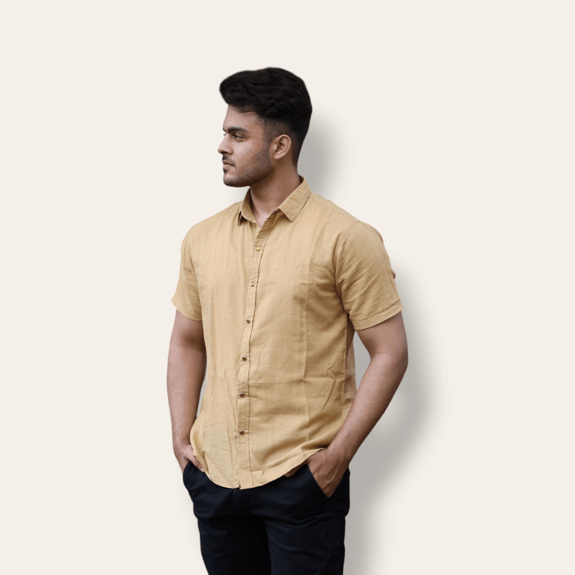 Lemon Casual Shirt Half Sleeve WEARTOWEAR