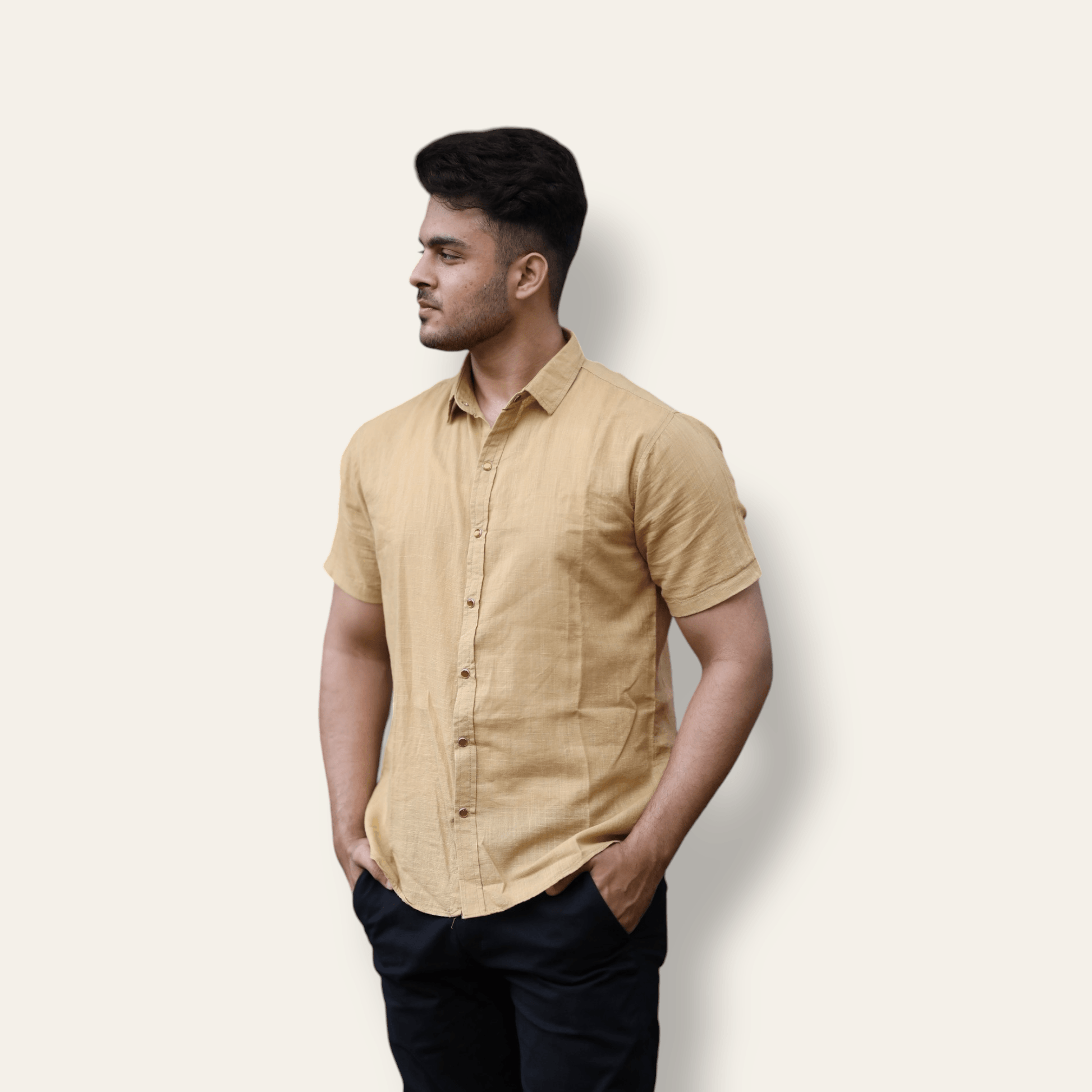 Lemon Casual Shirt Half Sleeve WEARTOWEAR