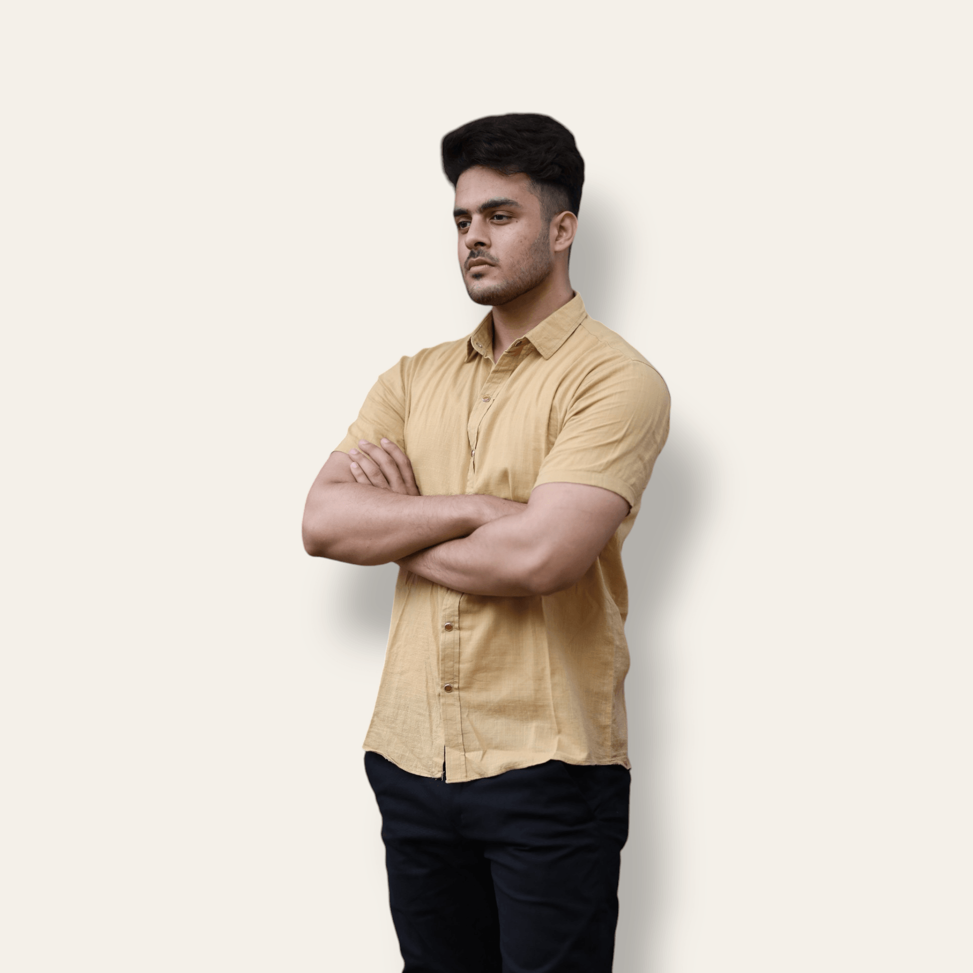 Lemon Casual Shirt Half Sleeve WEARTOWEAR