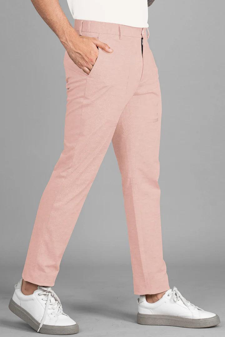 Premium Peach Cotton Chinos Pant WEARTOWEAR